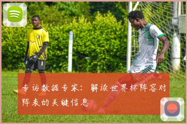 专访数据专家:解读世界杯阵容对阵表的关键信息