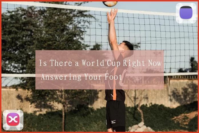 Is There a World Cup Right Now Answering Your Foot